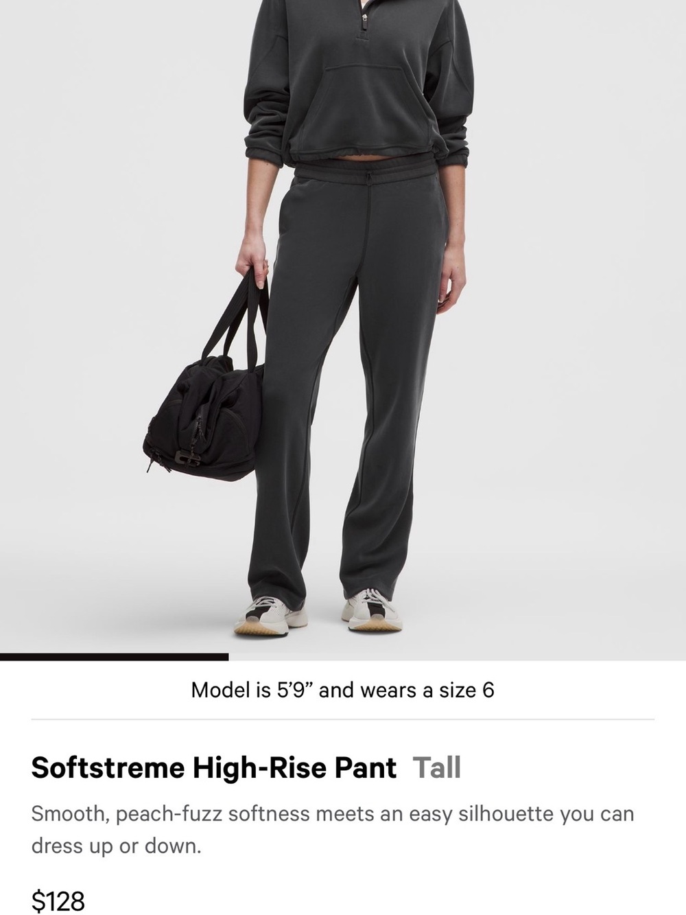 Lululemon Softstreme High-Rise Pant - Black